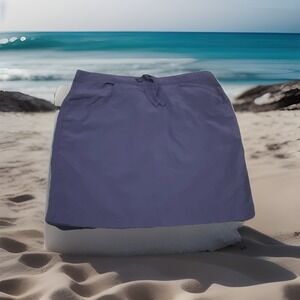 L.L. Bean Skirt Tidewater XS Lightweight Quick Dry Nylon Elastic Waist Gorpcore